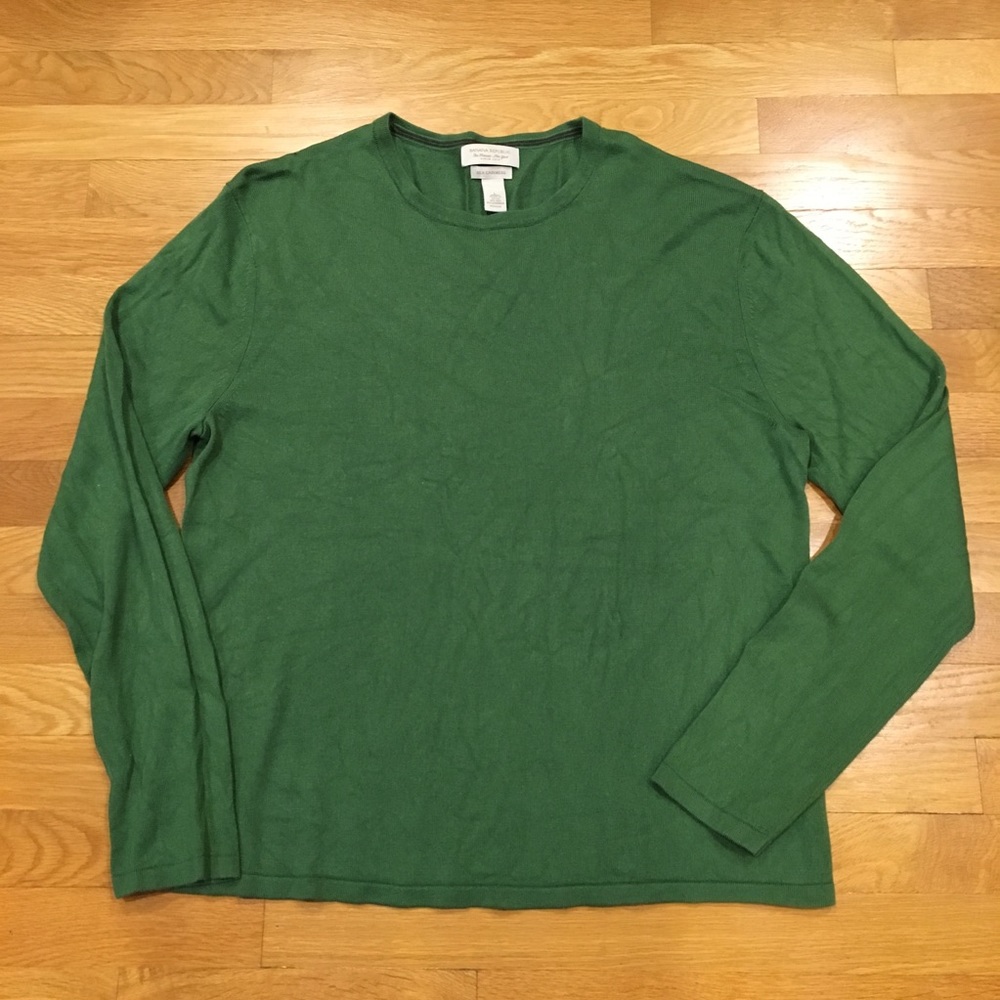 Banana Republic Green Crew Neck Sweater